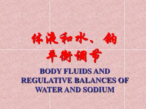 水钠代谢紊乱PPT课件