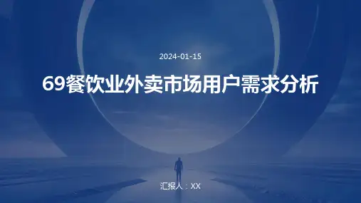 餐饮业外卖市场用户需求分析