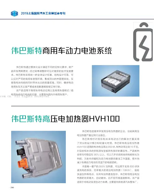 伟巴斯特高压电加热器HVH100
