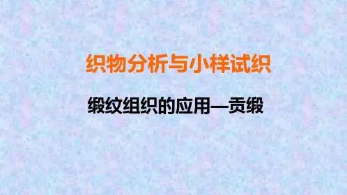 缎纹组织的应用—贡缎(精)