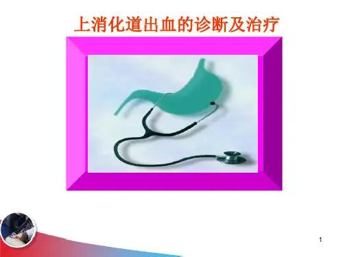 急性上消化道出血PPT课件