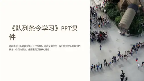 《队列条令学习》课件