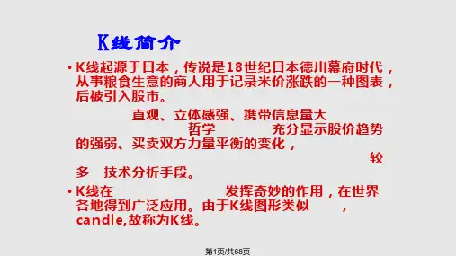 K线理论基础PPT课件
