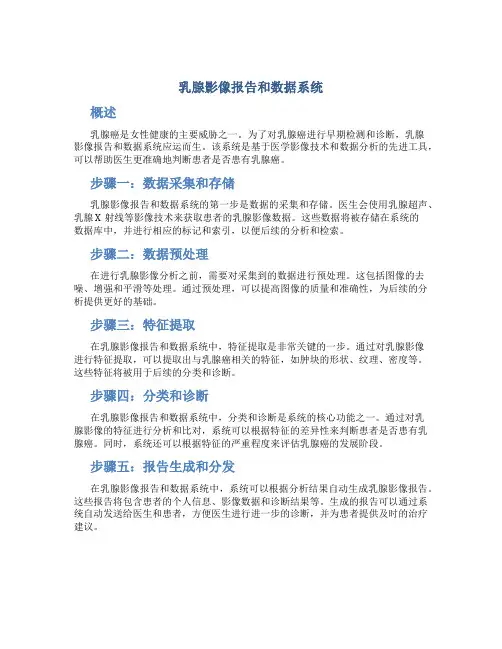 乳腺影像报告和数据系统