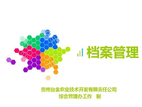档案管理流程  ppt课件
