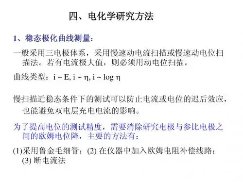 电化学研究方法