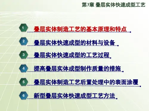 典型RP第3章叠层实体快速成型LOM工艺ppt课件