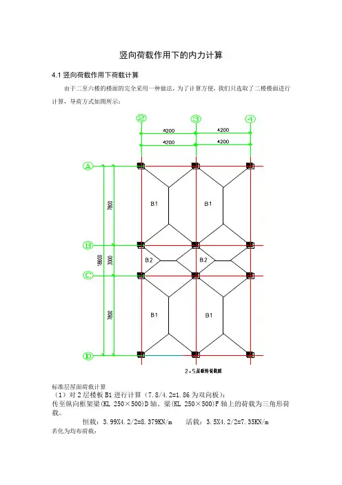 竖向荷载作用下的内力计算16054