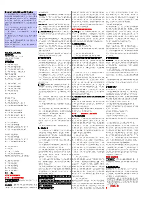 自考税法自考重点资料自考小抄笔记