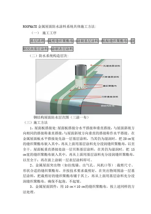 金属屋面防水系统施工方法