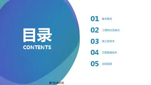港澳珠跨海大桥沉管隧道技术PPT课件