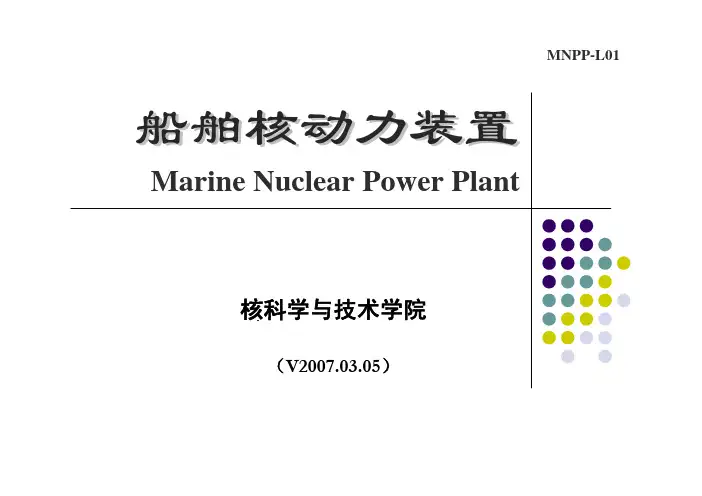 船舶核动力装置