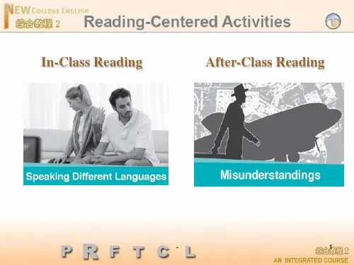 Unit2Reading-Centered-Activities新编大学英语第二单元PPT课件