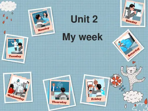 人教PEP版英语五年级上册Unit 2 My weekend课件