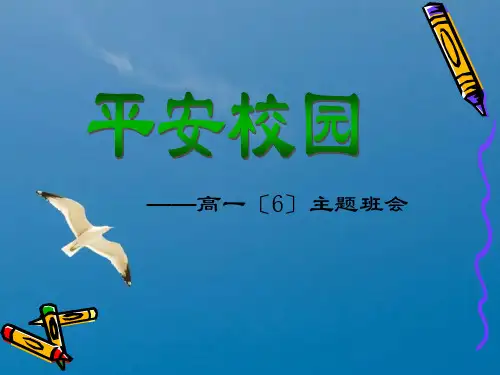 安全教育(高中班会)ppt课件