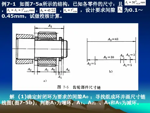 尺寸链例题
