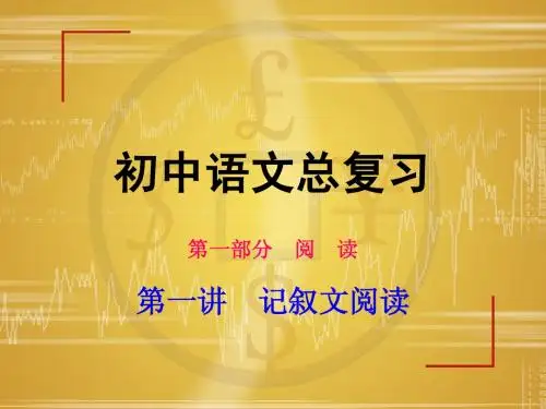 初中语文总复习：阅读ppt课件