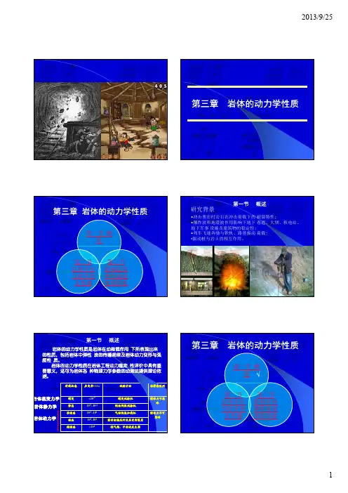 第三章    岩体的动力学性质