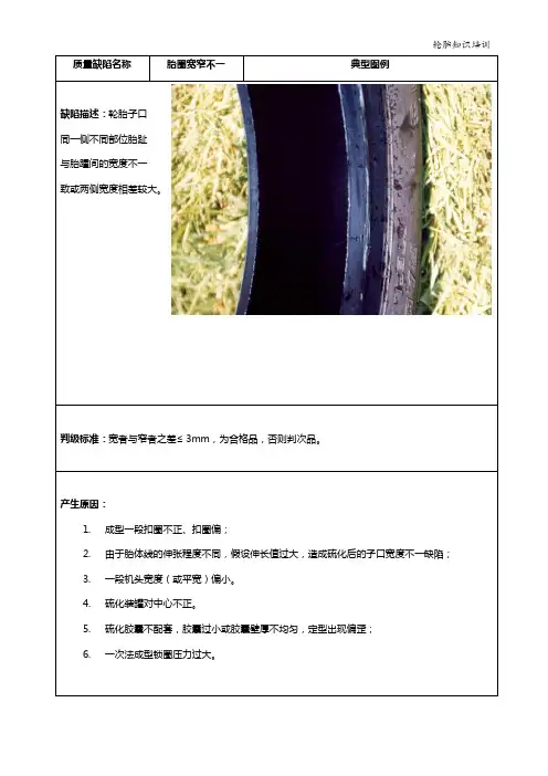 轮胎外观缺陷与分析-2