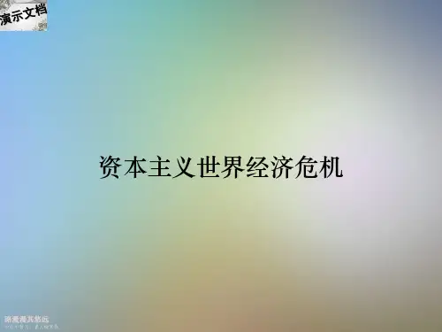资本主义世界经济危机