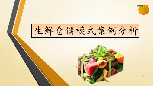 生鲜仓储模式案列分析ppt课件