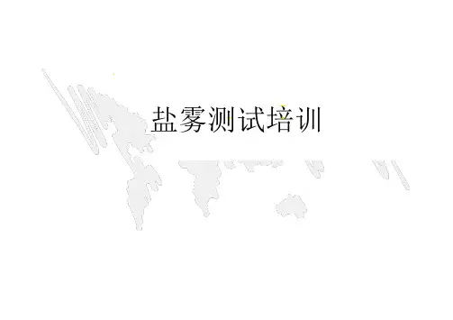 盐雾测试培训资料