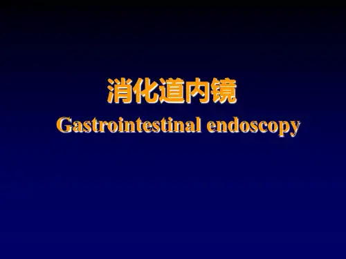 消化内镜PPT课件