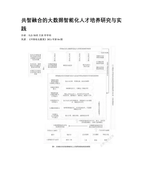 共智融合的大数据智能化人才培养研究与实践