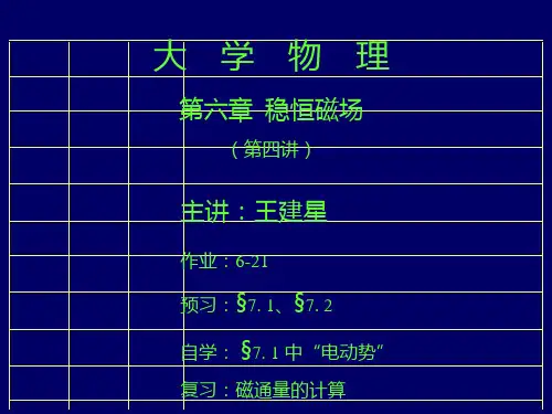 【2024版】大学物理电磁学课件PPT