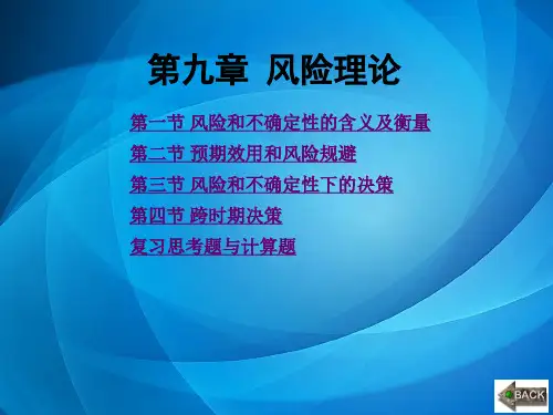 中级微观经济学教程 第9章