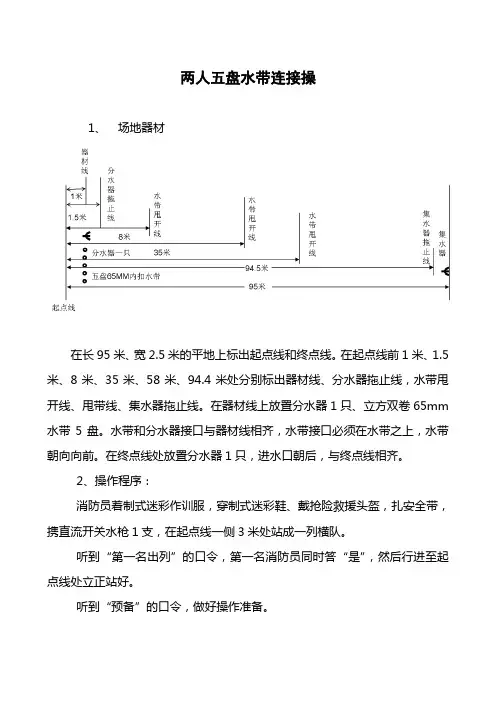 两人五盘水带连接