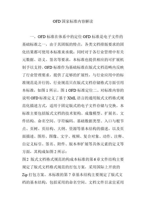 OFD国家标准内容解读