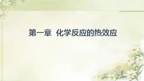 新教材人教版高中化学选择性必修1第一章化学反应的热效应 精品教学课件