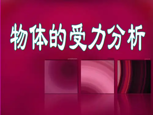 高一物理 专题受力分析PPT课件