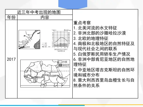 2020广东中考地理高分总复习地理中考地图 7PPT下载
