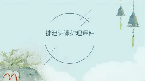 排泄讲课护理课件