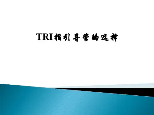指引导管的选择