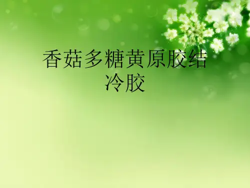 香菇多糖黄原胶结冷胶优秀课件