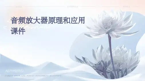 音频放大器原理和应用课件