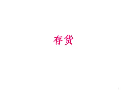 厦门大学 中级财务会计--存货PPT课件