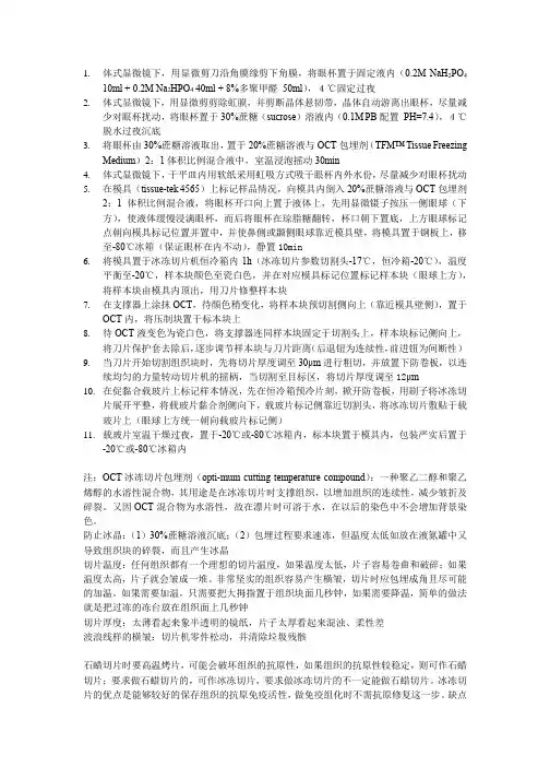 冰冻切片
