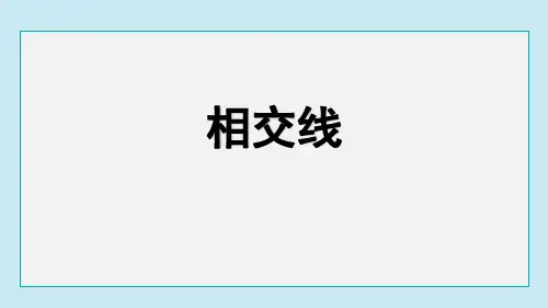 《相交线》PPT教学课文课件