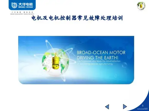 电机及电机控制器常见故障培训