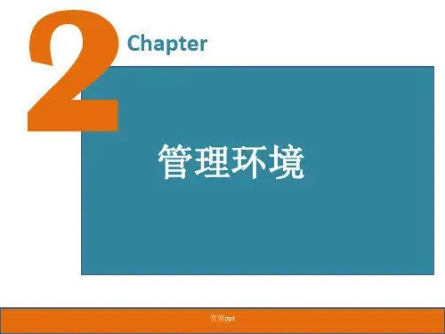 罗宾斯《管理学：原理与实践》第7版中文第2章