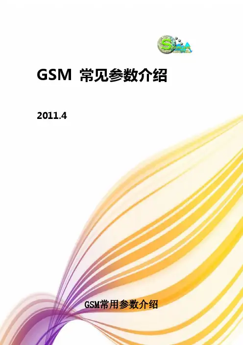 GSM常见参数介绍