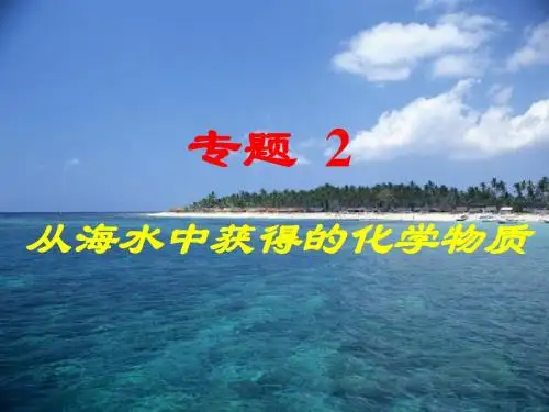 氯气的生产原理1