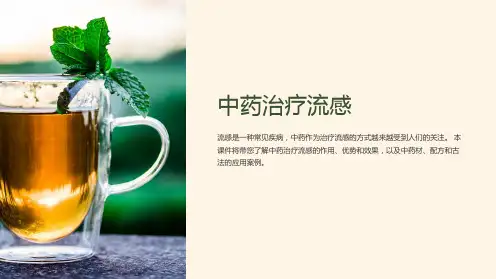 “中药治疗流感”课件