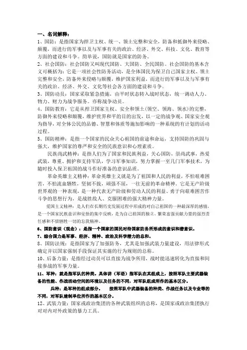 军事理论