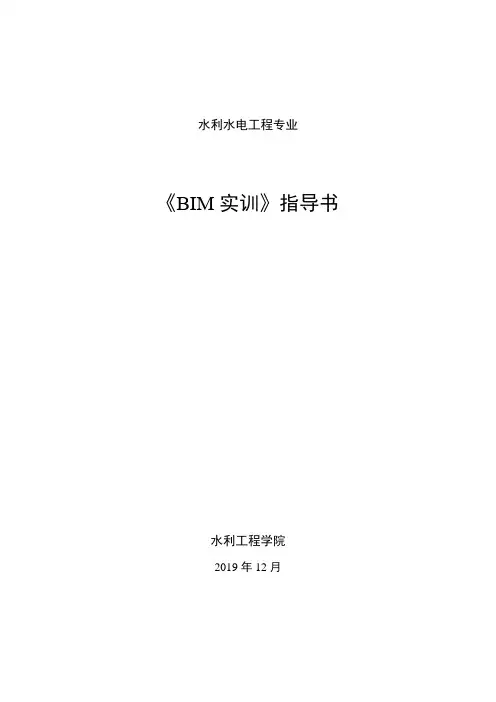 2019-BIM实训指导书