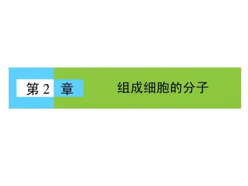 新人教版必修1高中生物第2章第1节细胞中的元素和化合物课件